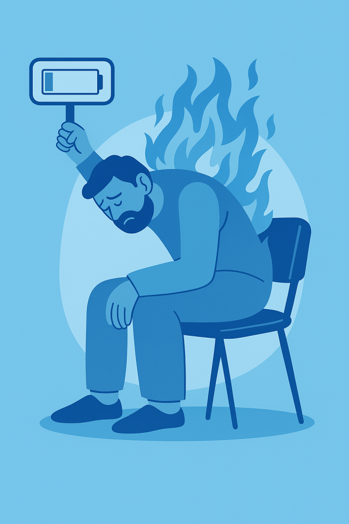 persona seduta che chiede aiuto